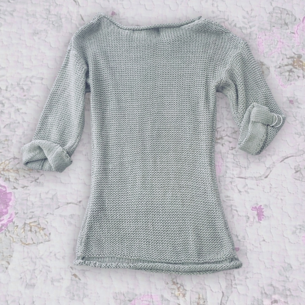 Suzy Shier Cable Knit Top- xs